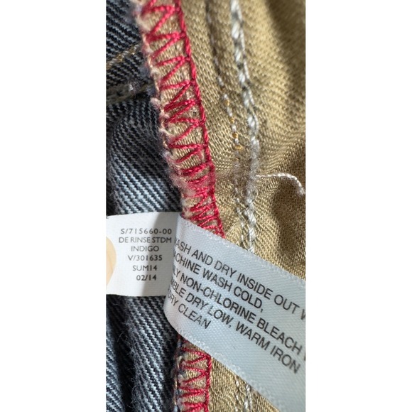 Banana Republic Straight Dark Wash Denim Jeans Men 32x32 Cotton - Picture 7 of 8